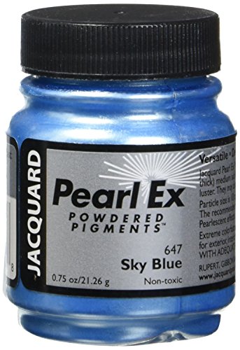 Book Cover Jacquard JAC-JPX1647 Pearl Ex Powdered Pigment, 0.75 oz, Sky Blue