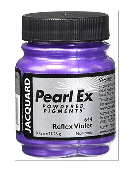 Book Cover Jacquard JAC-JPX1644 Pearl Ex Powdered Pigment, 0.75 oz, Reflex Violet