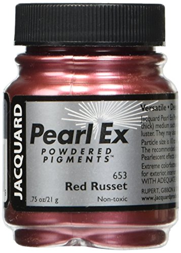 Book Cover Jacquard JAC-JPX1653 Pearl Ex Powdered Pigment, 0.75 oz, Red Russet
