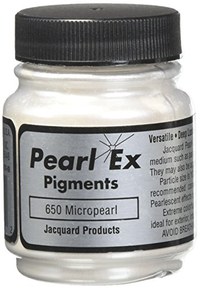 Jacquard Pearl Ex Pigment Powder 0.75 oz Micropearl - Loose Mica Powder for Epoxy Resin, Watercolors, Calligraphy Ink & Clay - Epoxy Pigment Powder - Epoxy Resin Color