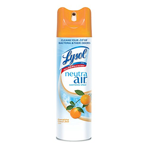 Book Cover Lysol Neutra Air Sanitizing Spray, Citrus Zest, 10oz, Air Freshener, Odor Neutralizer