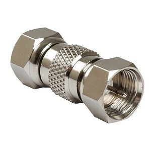 75 OHM Coaxial Type F Male to Male Adapter