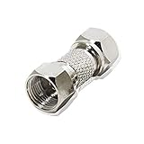 75 OHM Coaxial Type F Male to Male Adapter