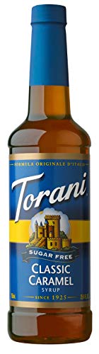 Torani SugarFree Classic Caramel Syrup With Splenda 750 ml/25.4 fl.oz.