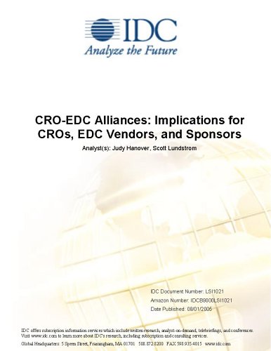 CRO-EDC Alliances: Implications for CROs, EDC Vendors, and Sponsors