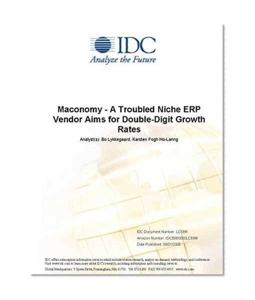 Maconomy - A Troubled Niche ERP Vendor Aims for Double-Digit Growth Rates