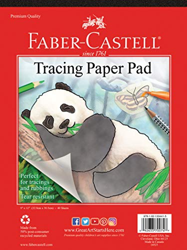 Book Cover Faber-Castell Tracing Paper Pad - 40 Sheets (9 x 12 inches)