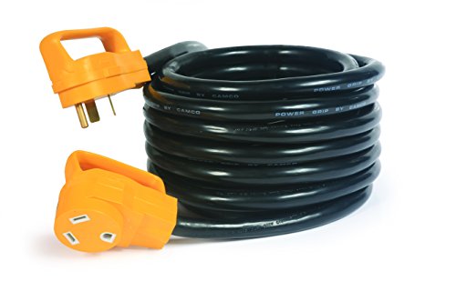 Book Cover Camco Heavy Duty Outdoor Extension Cord for RV and Auto with Easy PowerGrip Handles- 30 Amp (3750W/125V), 10-Gauge 25ft (55191)