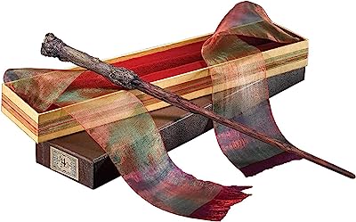Book Cover The Noble Collection Harry Potter Wand in Ollivanders Box 14.9 inch (38cm) Harry Potter Wand With Replica Ollivanders Wand Box - Harry Potter Film Set Movie Props Wands