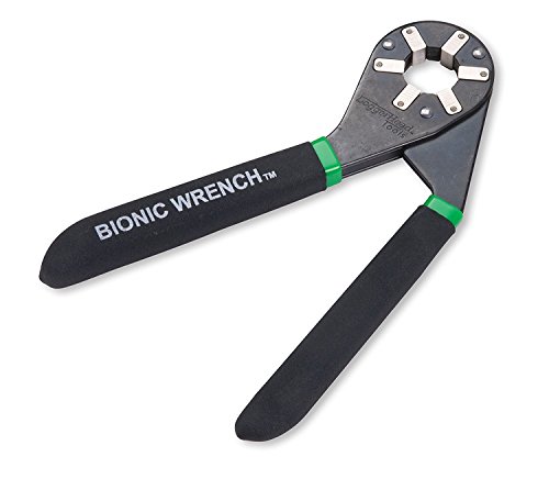 LOGGERHEAD Tools 8" Bionic Wrench | 14 Wrenches in 1 | Grabs Bolt On All Six Sides | Patented Design Multiplies Gripping Force | Great Gifts for Men, Dad, Gadgets for men
