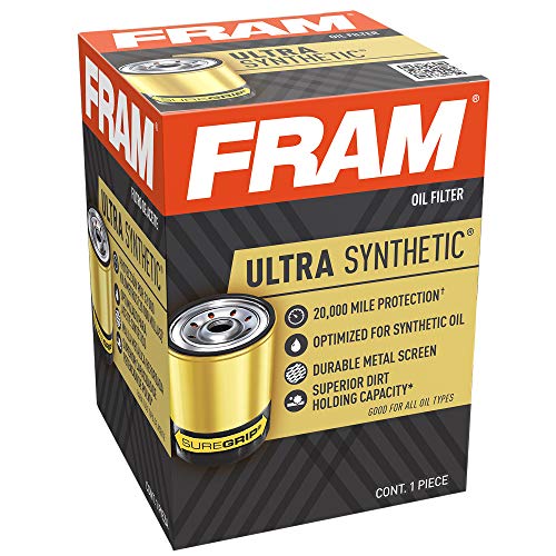 Fram Ultra Synthetic XG3600, 20K Mile Change Interval Spin-On Oil Filter with SureGrip