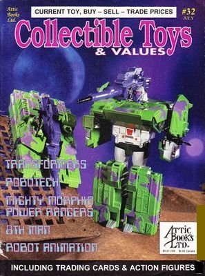 Collectible Toys & Values Magazine Volume 1, Number #32 (Transformers, Robotech, Mighty Morphin Power Rangers, 1)