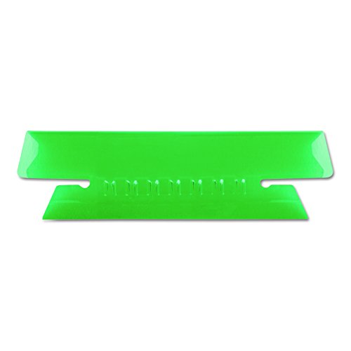 Pendaflex Hanging File Folder Tabs, 1/3 Tab, 3.5 Inches, Green Tab/White Insert, 25 per Pack (43-1/2-GRE)