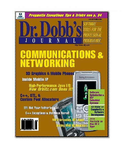 Dr. Dobb's Journal: September 2005 -- Communications and Networking