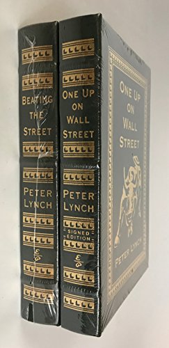 ONE UP ON WALL STREET + BEATING THE STREET (Signed Modern Classics, 2 Volume Matched Set)