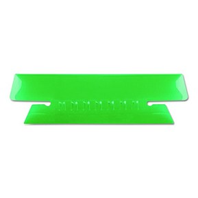 Pendaflex Hanging File Folder Tabs, 1/3 Tab, 3.5 Inches, Green Tab/White Insert, 25 per Pack (43-1/2-GRE)