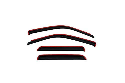 Auto Ventshade [AVS] In-Channel Ventvisor / Rain Guards | Fits 1997 - 2001 Mercury Mountaineer, 2001 - 2005 Ford Explorer Sport Trac (4-Door) - Smoke, 4 pcs. | 194074