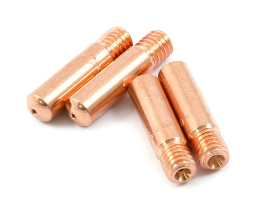 Forney 60172 Contact Tip For Mig Welding, Tweco Binzel or Clarke, .035, 4-Pack,Copper