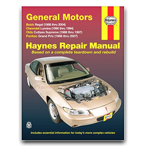 Haynes 38010 Bck/Regl/Lmna/Ctls 88-99