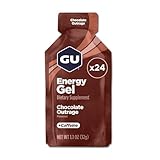 GU Energy Original Sports Nutrition Energy Gel, Chocolate Outrage, 24 Count Box