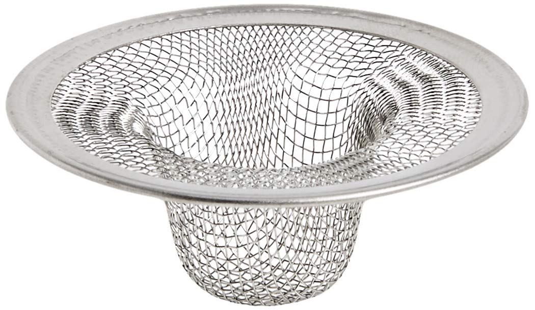 DANCO Bathroom Lavatory Mesh Strainer, Stainless Steel, 2-1/4 Inch, 1-Pack (88820)