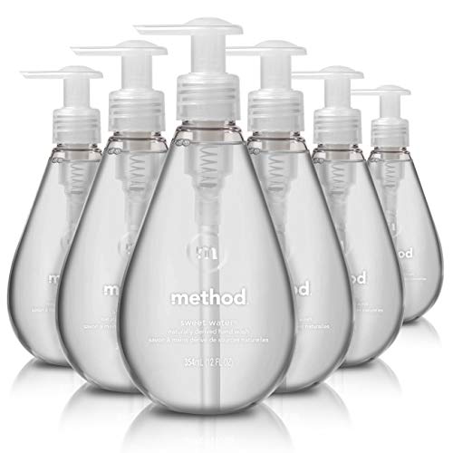 Method Gel Hand Soap, Sweet Water, 12 Ounce (Pack 6)