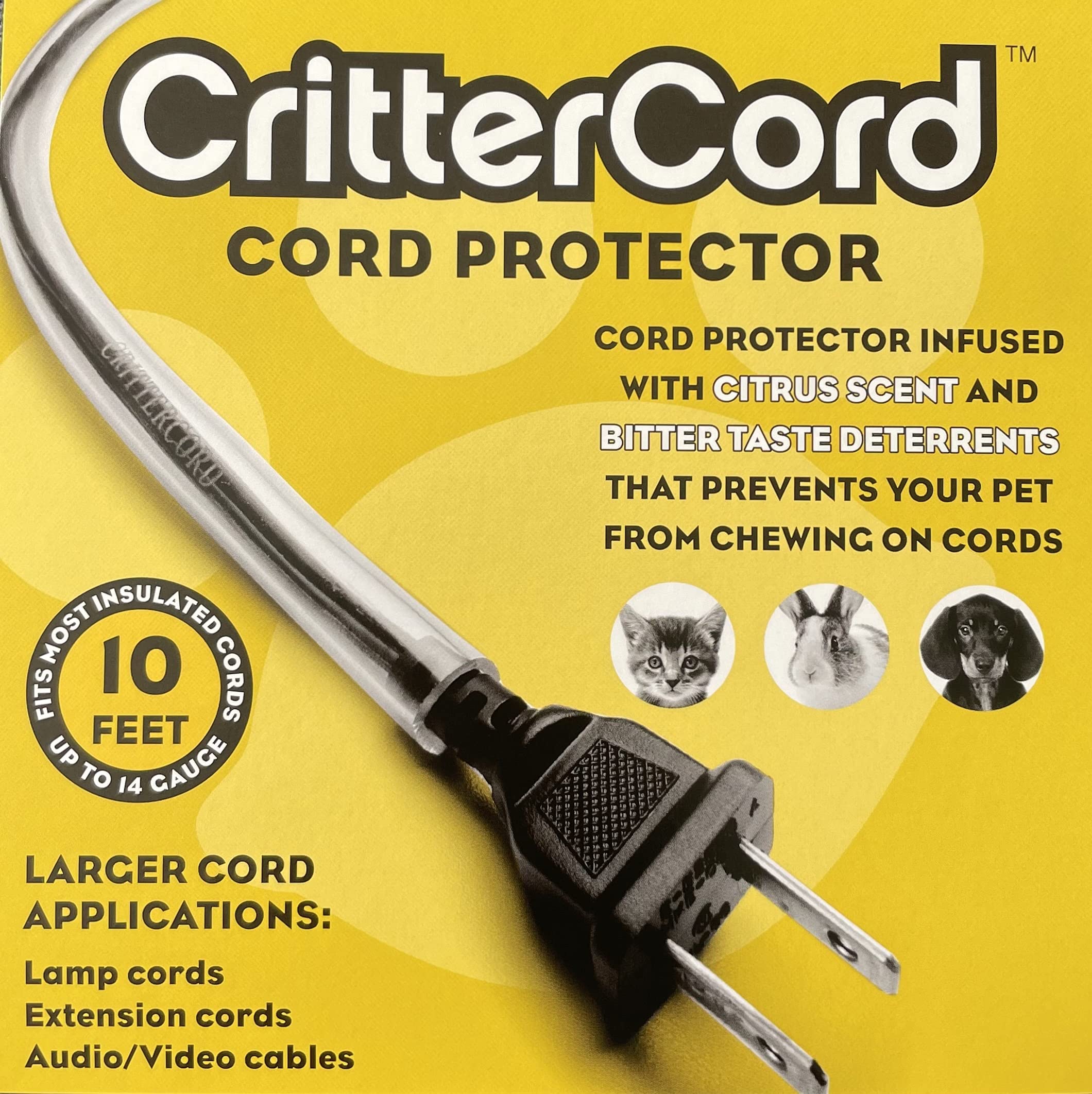 30 ft Dog Cat Cord Protector Cable Protect Electric Wires Covers Long Split Wire Loom Tubing Prevent Chewing for Dog Cat Puppy Kitten Pet Rabbit 