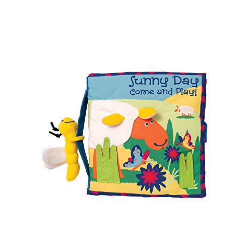 Book Cover Manhattan Toy Soft Activity Book with Tethered Toy, Sunny Day 20