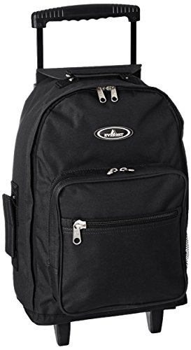 Book Cover Everest 1045mWheeled Backpack - Standard, Black, One Size,1045WH-BK