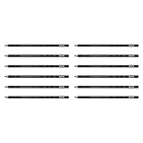 Prismacolor Premier Colored Pencils, Black Lead with Black Barrels, 12 Count - Adult Coloring, Blending, Shading, Sketching, Drawing, Art, Creative