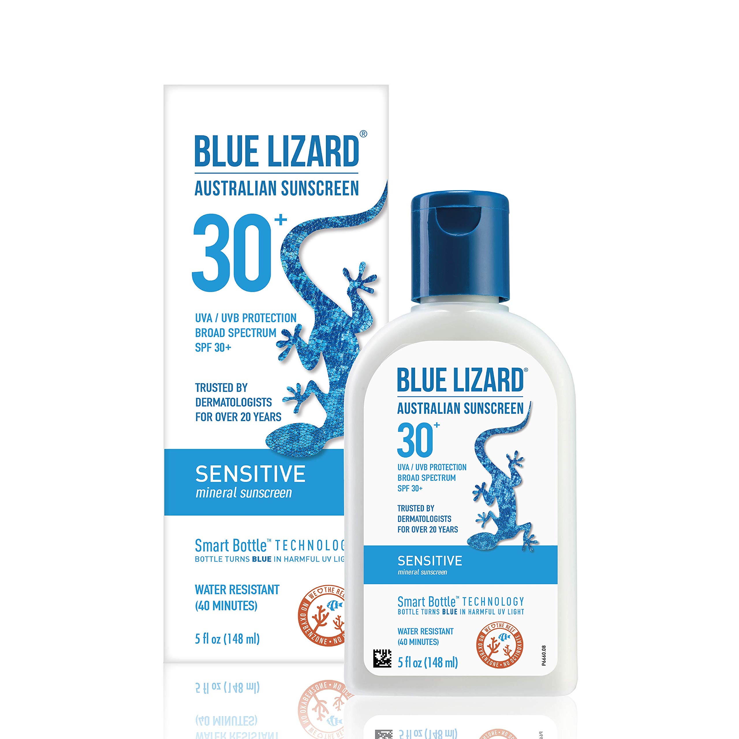 Book Cover Blue Lizard Australian Sunscreen Sensitive SPF 30+, 5-Ounce