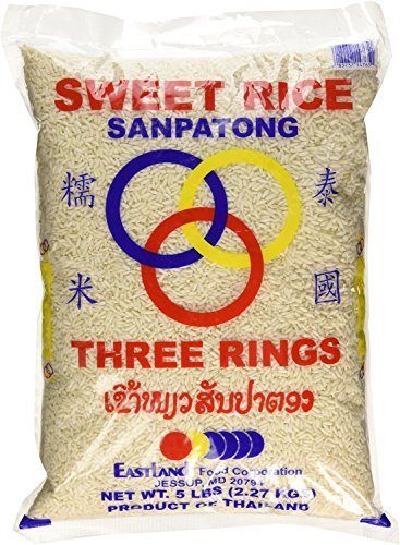 Book Cover Thai Sticky Rice (Sweet Rice) 5 Lbs