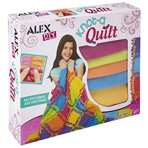 Book Cover Alex DIY Knot A Quilt Kit