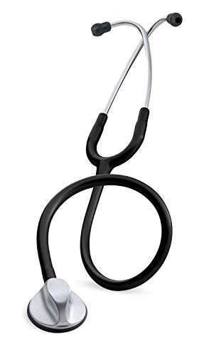 3M Littmann Stethoscope, Master Classic II, Black Tube, Silver Chestpiece, 27 inch, 2144L