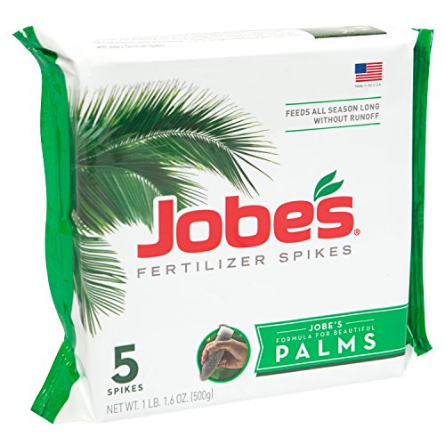Book Cover Jobeâ€™s, 01010, Fertilizer Spikes, Palm Tree, Includes 5 Spikes, 1lb, Brown