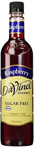Davinci Gourmet 13352 Davinci Sugar Free Flavor Syrup - 750Ml Plastic Bottle Raspberry