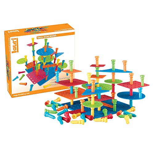 Book Cover Lauri Tall-Stackers - Pegs Building Set