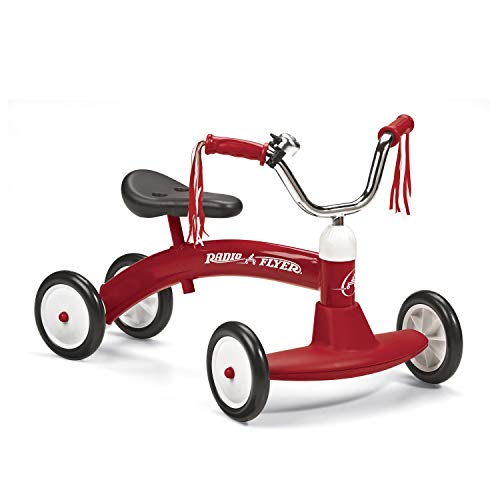 Book Cover Radio Flyer Scoot-About, Toddler Ride On Toy, Kids Ride On Toy for Ages 1-3, 23.5