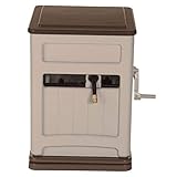 Suncast SSB200B Swivel Hose Hideaway with Smart Trak Hose Guide and Bin