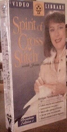 Spirit of Cross Stitch, with Jean Farish Huls, Antique Needlework Tools with Linda Gordanier Jary: Video Library Premium Edition 1, Running Time 42 Minutes