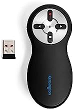 Kensington Wireless USB Presentation Clicker with Red Laser Pointer, Compatible with Windows & macOS - 20m Range (33374EU)