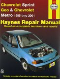 Haynes Manuals 24075 Chev Sprint Geo Metro 85-01