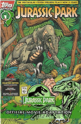 Jurassic Park Official Movie Adaptation Collectors Edition Book #1