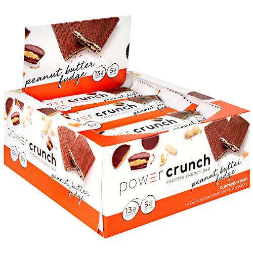 Book Cover Power Crunch Protein Energy, Peanut Butter Fudge Butter Fudge, 1.4 Ounce (12 Count)