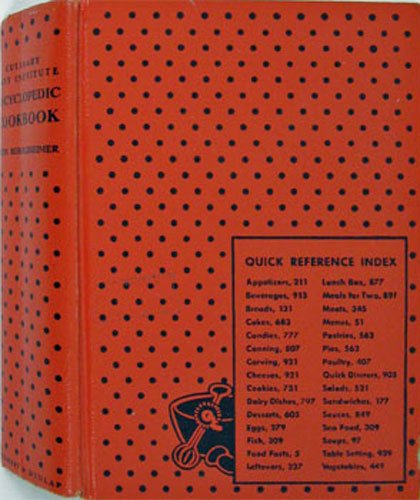 CULINARY ARTS INSTITUTE ENCYCLOPEDIC COOKBOOK 1973