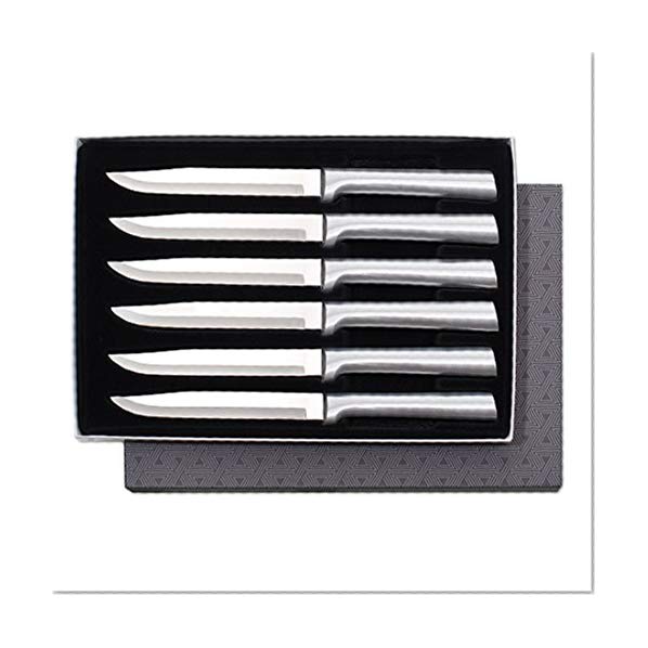 Rada Cutlery Utility Steak Knives Gift Set – Stainless Steel Blades With Aluminum Handles, Set of 6
