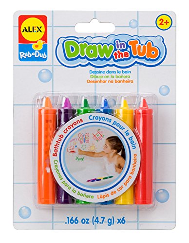 Book Cover Alex Rub a Dub Draw in the Tub Crayons Kids Bath Activity