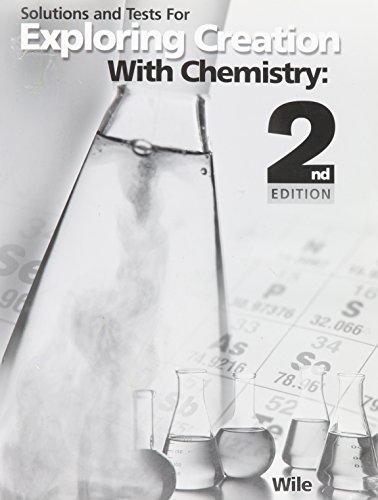 Book Cover Solutions and Tests for Exploring Creation with Chemistry