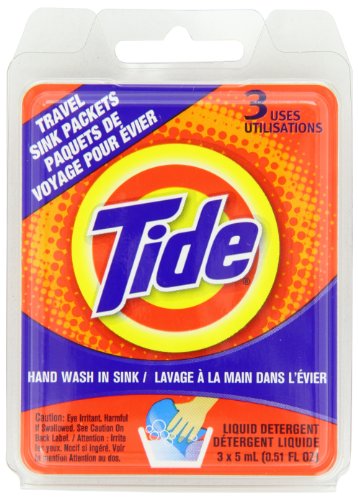 Book Cover Tide Travel Sink Packets, 3-Count