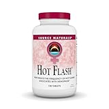 Source Naturals Hot Flash - Helps Reduce The Frequency of Hot Flashes Associated with Menopause, Non-GMO Soy - 180 Tablets - 60 Day Supply